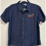 **VINTAGE SALE** Port & Company® - Ladies Short Sleeve Value Denim Shirt