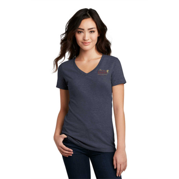 SALE! District Made® Ladies Perfect Blend® V-Neck Tee